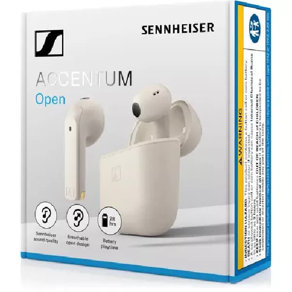 Sennheiser ACCENTUM Open True Wireless TWS Earbuds (Cream) - 5