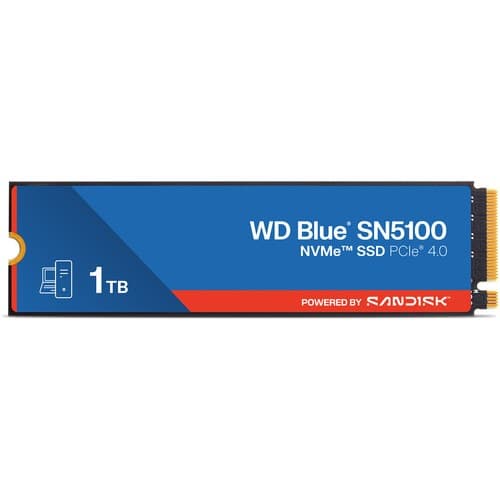Western Digital Blue SN5100 1TB M.2 NVMe Gen4 SSD - 1