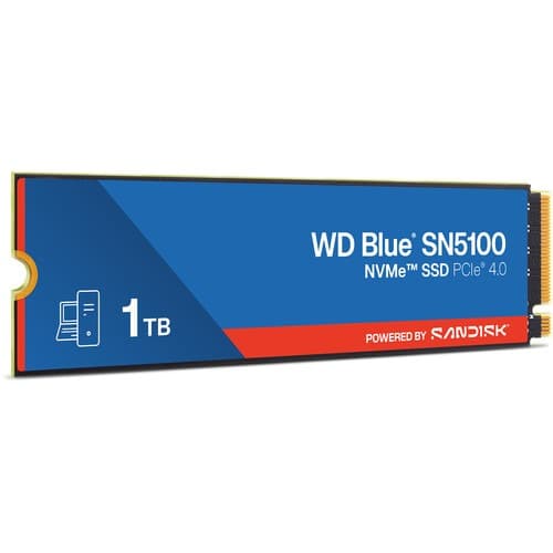 Western Digital Blue SN5100 1TB M.2 NVMe Gen4 SSD - 2