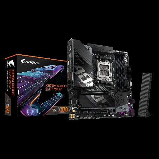 GIGABYTE X870M AORUS Elite WIFI7 AMD AM5 Motherboard - 1