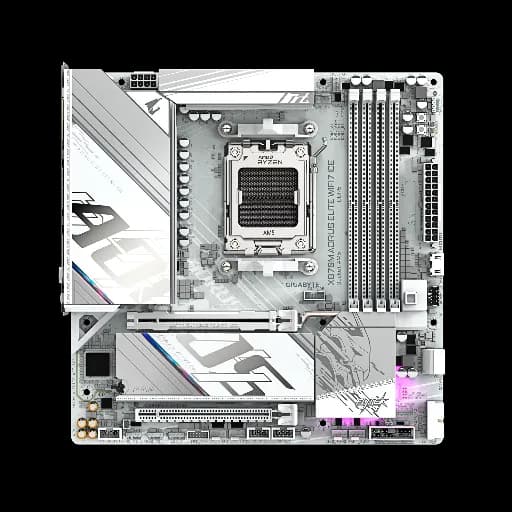 GIGABYTE X870M AORUS Elite WIFI7 ICE AMD AM5 Motherboard - 4