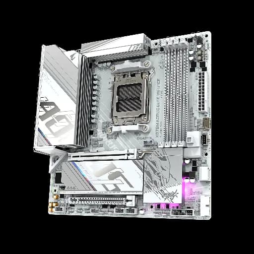 GIGABYTE X870M AORUS Elite WIFI7 ICE AMD AM5 Motherboard - 5