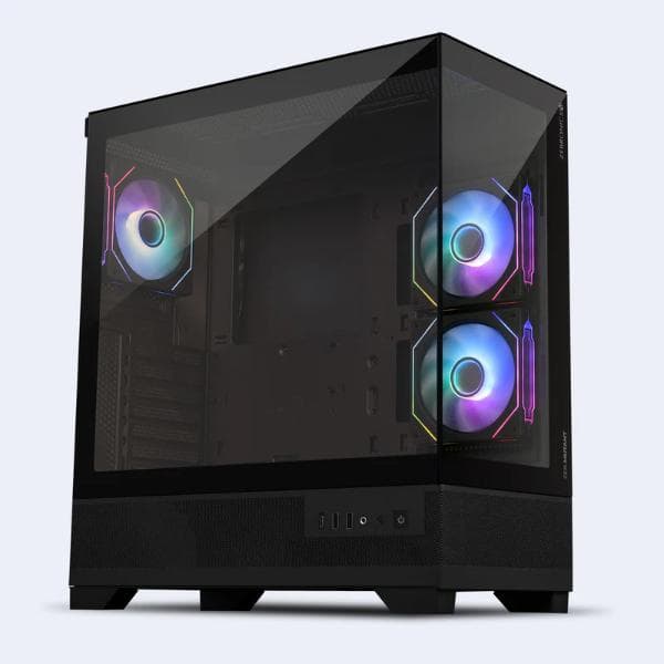 ZEBRONICS Mutant ARGB MATX Mid Tower Cabinet (White) - 2