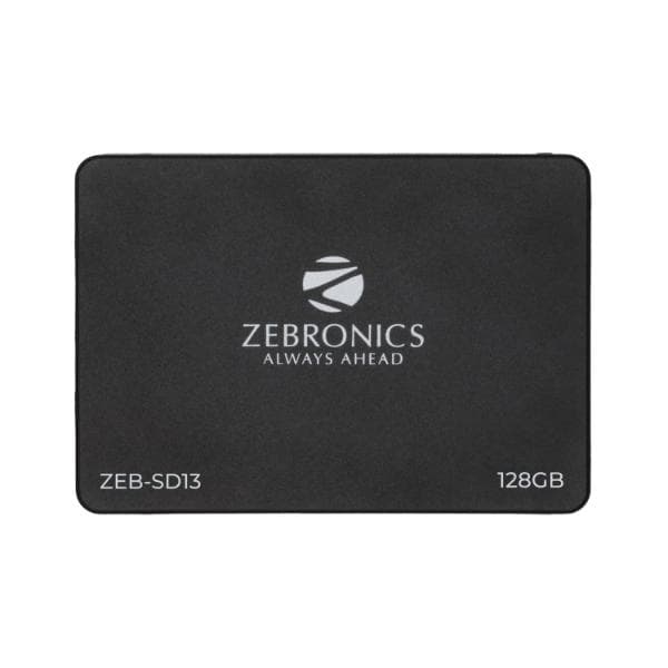 ZEBRONICS SD13 128GB SSD, Ultra Low Power Consumption, S.M.A.R.T. Thermal Management and Silent Operation - 1