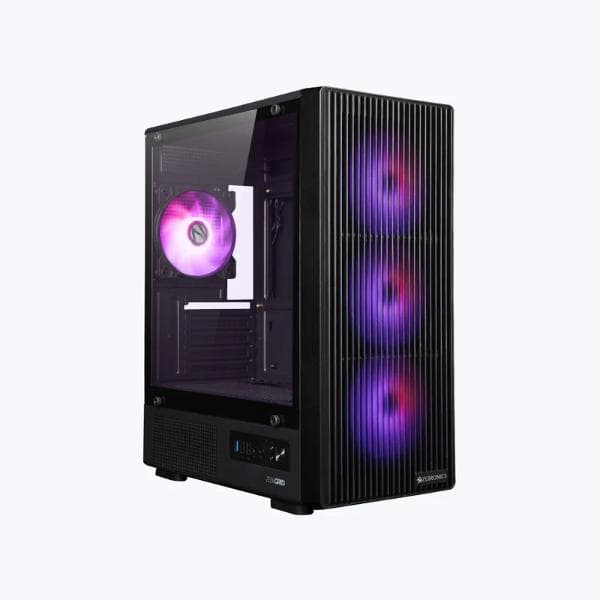ZEBRONICS Zeb Grid mATX Cabinet - 1