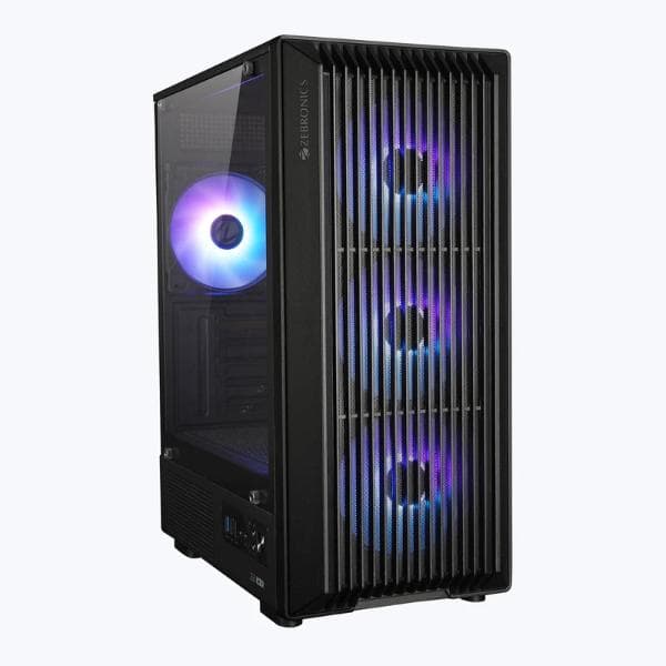 ZEBRONICS Zeb Icer mATX Cabinet - 1