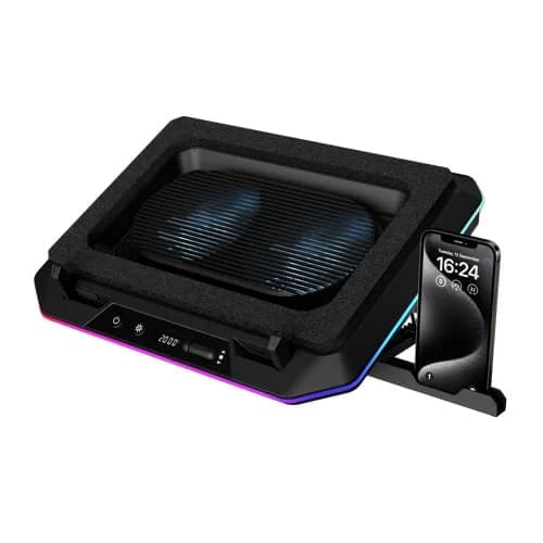 Gamdias Aether P1 Laptop Cooling Pad with Mobile Holder - 1