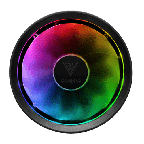 Gamdias Boreas E1L-010 Black RGB 90mm CPU Air Cooler - 3