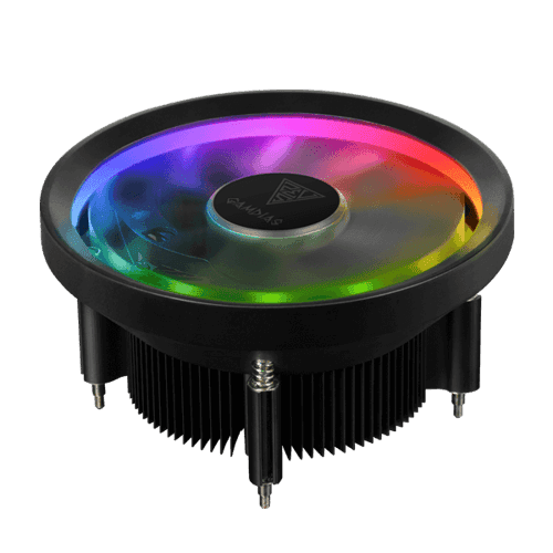 Gamdias Boreas E1L-010 Black RGB 90mm CPU Air Cooler - 1