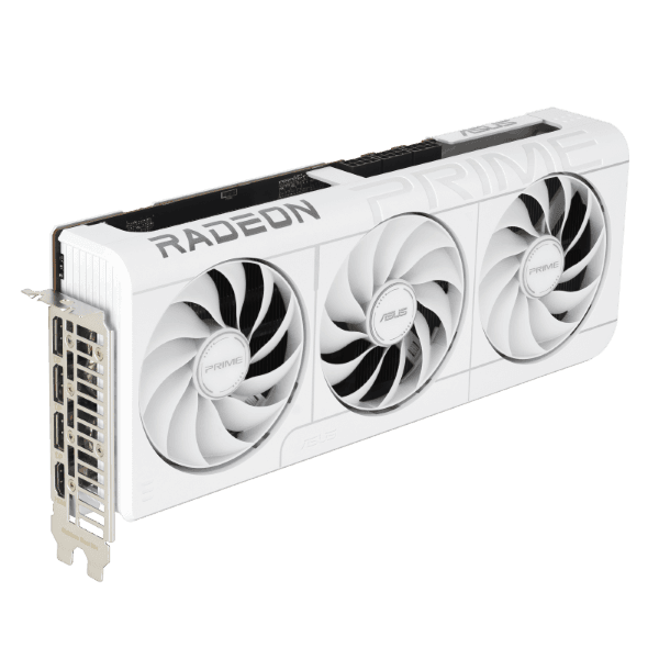 ASUS Prime AMD Radeon RX 9070 XT OC Edition White 16GB GDDR6 Graphics Card - 11