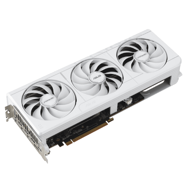 ASUS Prime AMD Radeon RX 9070 XT OC Edition White 16GB GDDR6 Graphics Card - 9