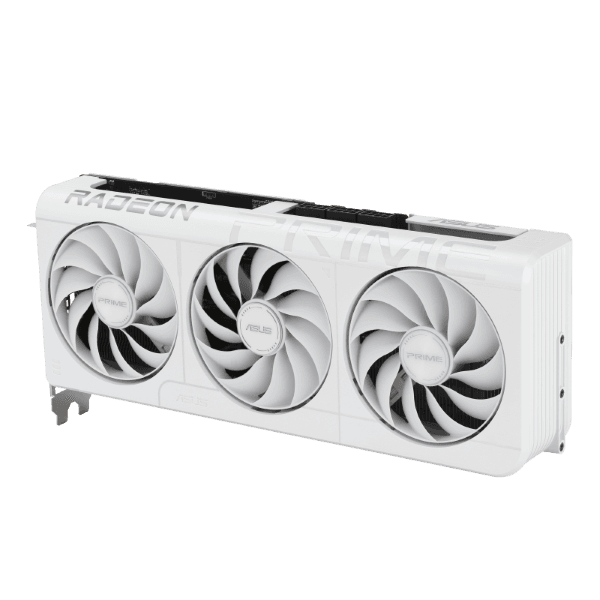 ASUS Prime AMD Radeon RX 9070 XT OC Edition White 16GB GDDR6 Graphics Card - 7
