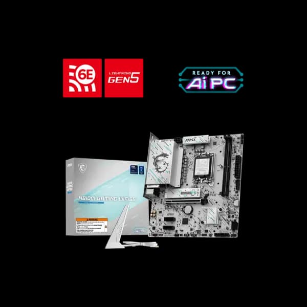 MSI H810M GAMING WIFI6E Intel Motherboard - 1