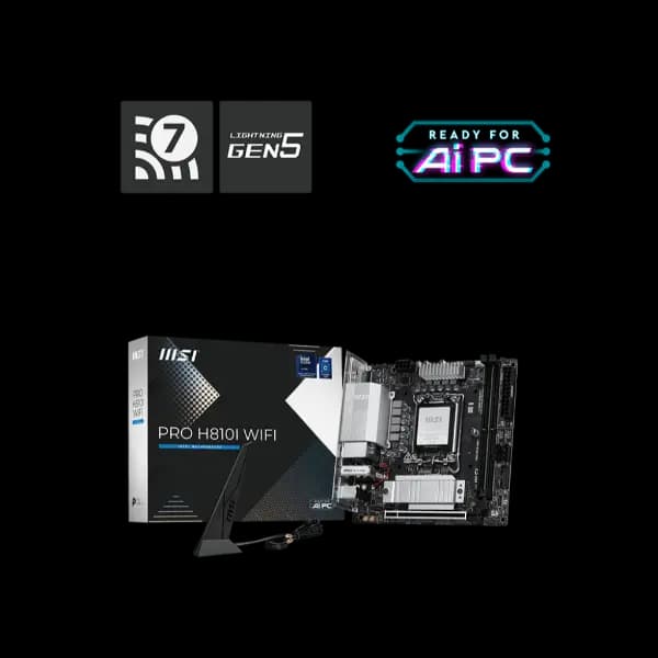 MSI PRO H810I WIFI Intel ITX Motherboard