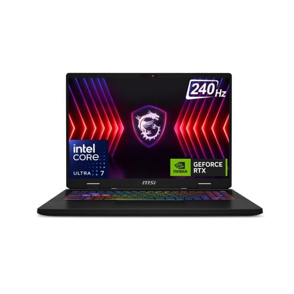 MSI Crosshair 16 HX AI Intel Core Ultra 7 255HX - (16 GB/1 TB SSD/Windows 11 Home/8 GB Graphics/NVIDIA GeForce RTX 5070/240 Hz/115 W) Crosshair 16 HX AI D2XWGKG Gaming Laptop (16 inch, Cosmos Gray, 2.5 kg) D2XWGKG-066IN