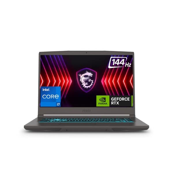 MSI Thin 15, Intel 13th Gen. i7-13620H, 40CM FHD 144Hz Gaming Laptop (16GB/1TB NVMe SSD/Windows 11 Home/NVIDIA GeForce RTX 3050, GDDR6 6GB/Cosmos Gray/1.86Kg) B13UDX-126IN