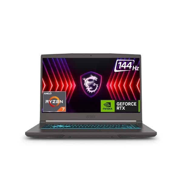 MSI THIN A15 AMD RYZEN 7 OCTA CORE 7735HS - (16 GB/1 TB SSD/WINDOWS 11 HOME/4 GB GRAPHICS/NVIDIA GEFORCE RTX 3050/144 HZ) THIN A15 B7UC-103IN GAMING LAPTOP - 1