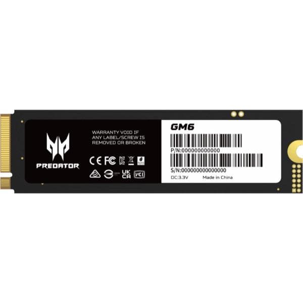 Acer Predator GM6 512GB M.2 SSD - 1