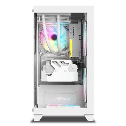 Ant Value CV200 White M-ATX Mini Tower Case - 2