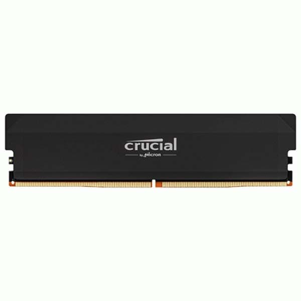 Crucial Pro 32GB DDR5-6400 UDIMM OC Gaming Memory Black (CP32G64C40U5B) - 1