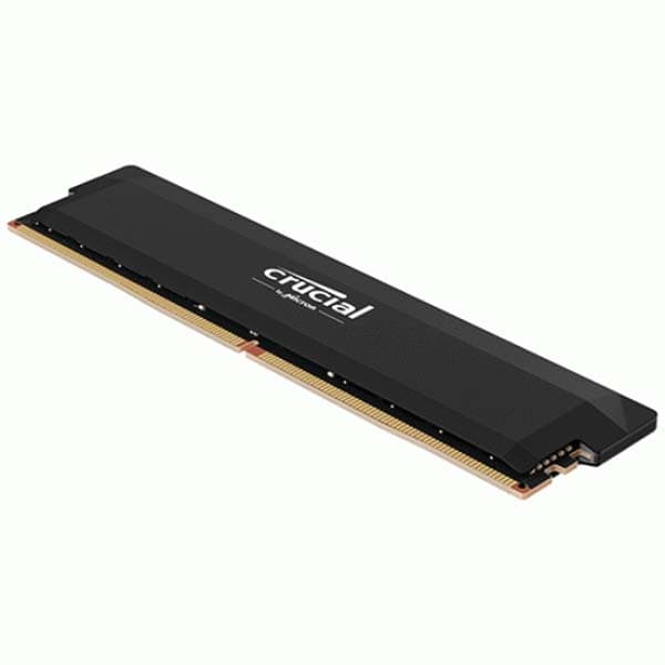 Crucial Pro 32GB DDR5-6400 UDIMM OC Gaming Memory Black (CP32G64C40U5B) - 2