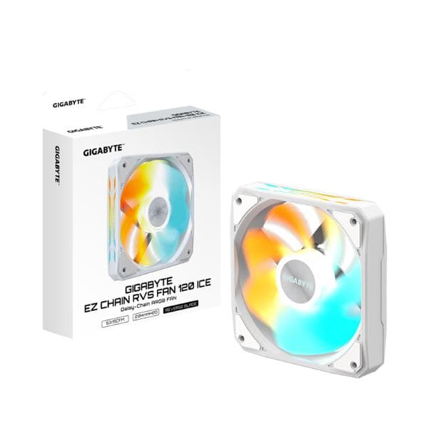 GIGABYTE EZ CHAIN RVS FAN 120 ICE (GP-GBT EZRVSFAN1201 ICE) - 1