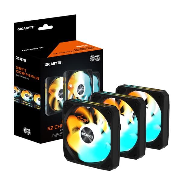Gigabyte EZ CHAIN RVS FAN 120 (GP-GBT EZRVSFAN1203) - 1