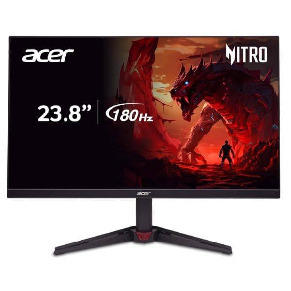 Acer Nitro VG240Y X1 23.8 Inch IPS Full HD Backlit LED Gaming Monitor I 0.5 MS Response I 200Hz Refresh Rate I SRGB 99%, HDR 10 I 2xHDMI, 1xDP I Stereo Speakers I AMD FreeSync Premium I Eye Care - 1