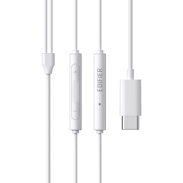 Edifier P180 Plus Usb-C Earbuds With Remote & Mic Immersive Sound With Hi-Res Audio - In Ear, White - 2