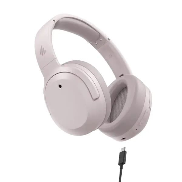 Edifier W820Nb Plus Wireless Noise Cancellation Over-Ear Headphones (Smoky Pink) - 5
