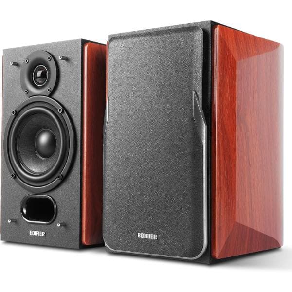 Edifier P17 Passive Shelf Speakers Pair of 2-Way Speakers with Built-in Wall Mount - 1