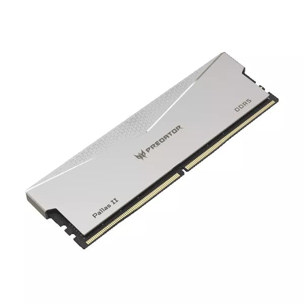 Acer Predator Pallas II 32GB (2 X 16GB) DDR5 6000MHz CL32 Desktop Ram (Silver) - 2