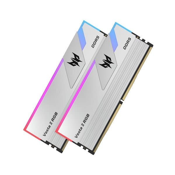 Acer Predator Pallas II Heatsink 96GB (48GBx2) DDR5 6000MHz CL28 RAM Kit Black (BL.9BWWR.676) - 3