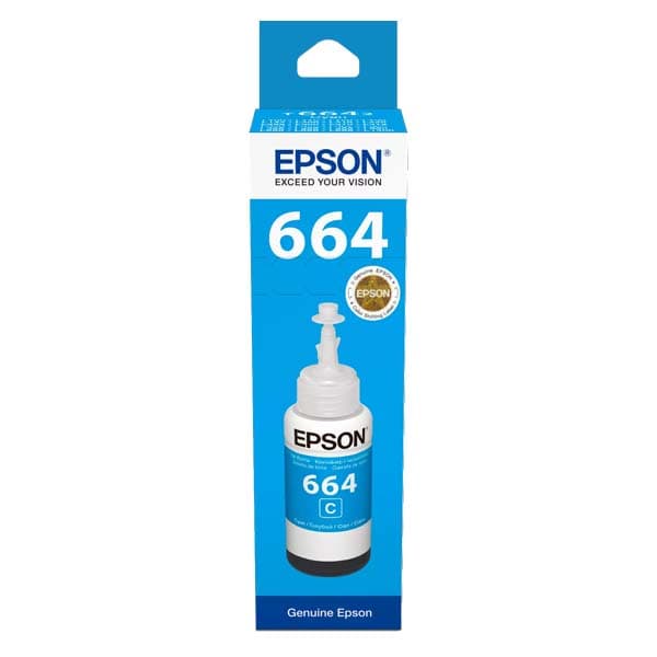 Epson T6642 70ml Ink Bottle (Cyan) - 1