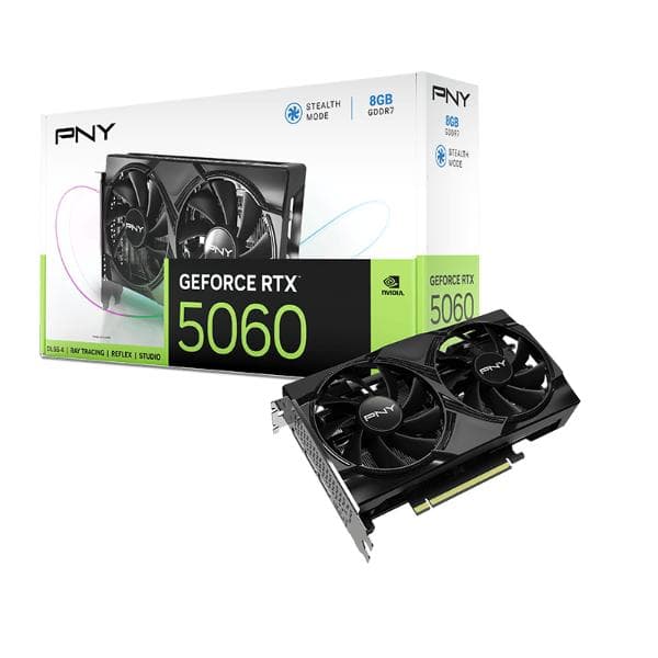 PNY GeForce RTX 5060 Dual Fan GPU - 1