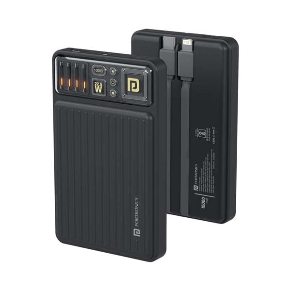 Portronics Luxcell Bind Mini 10k 10000mAh Nano Powerbank