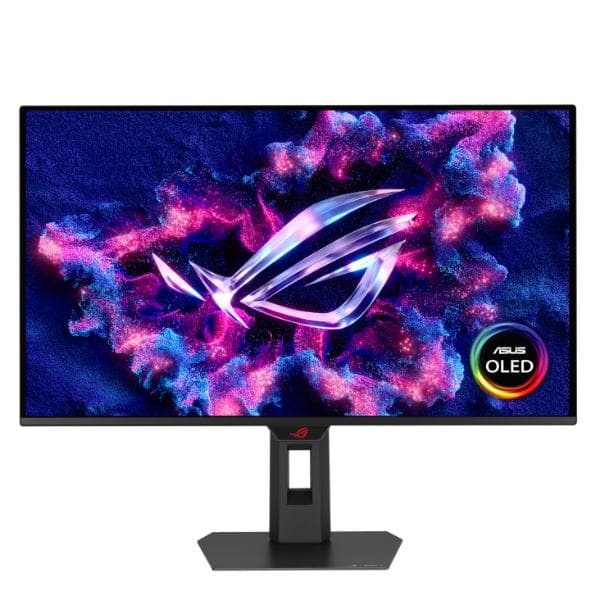 ASUS ROG Strix OLED XG27ACDMS Gaming Monitor, 280 Hz, 0.03 ms, Custom heatsink, Neo Proximity Sensor, uniform brightness, G-SYNC compatible - Black