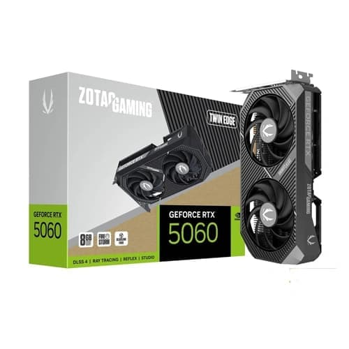 ZOTAC Gaming GeForce RTX 5060 Twin Edge 8GB Graphics Card - 1