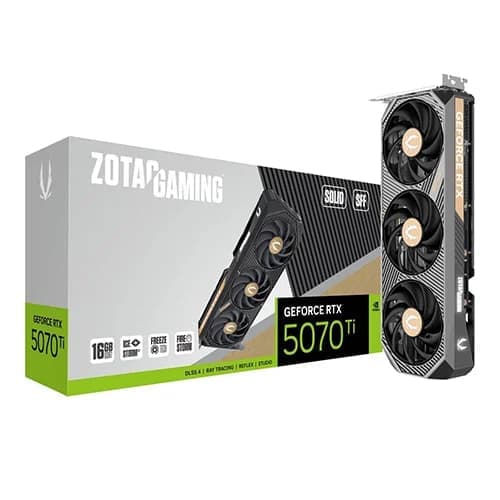 Zotac Gaming RTX 5070 Ti Solid SFF 16GB GDDR7 Graphics Card - 1