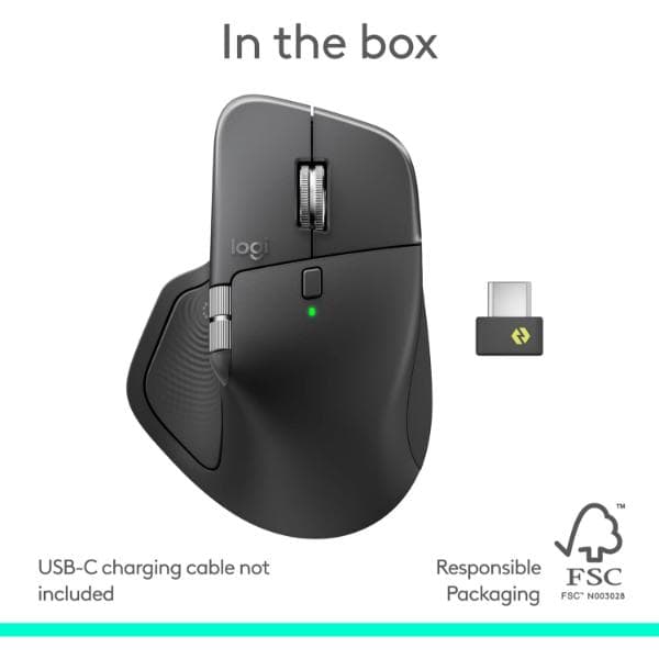 Logitech MX Master 4 Wireless Professional Mouse Graphite - 4