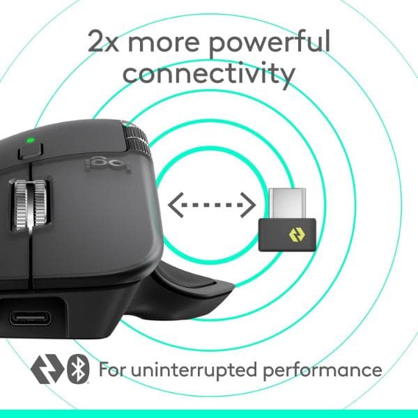 Logitech MX Master 4 Wireless Professional Mouse Graphite - 6