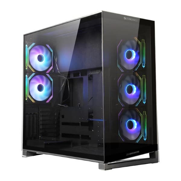 Zebronics Zeb Shadow Core Premium Gaming Case Black