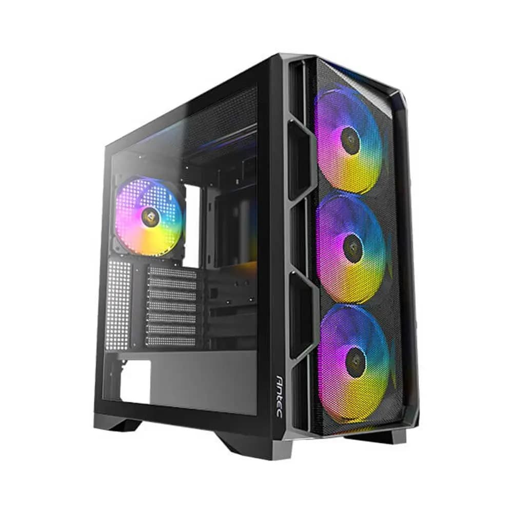 Antec AX1000 ARGB Lite E-ATX Cabinet (Black) - 1