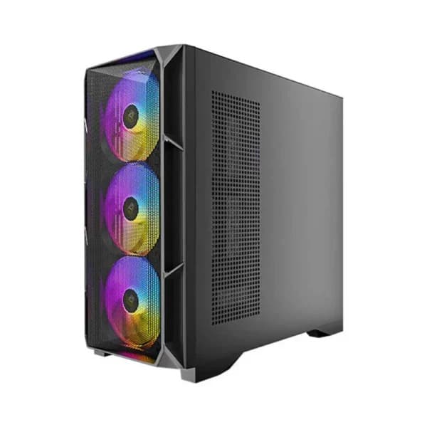 Antec AX1000 ARGB Lite E-ATX Cabinet (Black) - 3