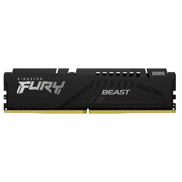 Kingston Fury Beast 8GB 5200MT/s DDR5 CL36 Desktop Memory (KF556C36BBE-8) - 2