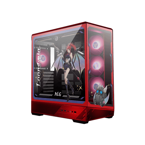 Computech Scarlet Vortex MLG Edition – Ryzen 7 9700X RTX 5070 Ti Gaming PC (32GB DDR5, 1TB NVMe, 850W)