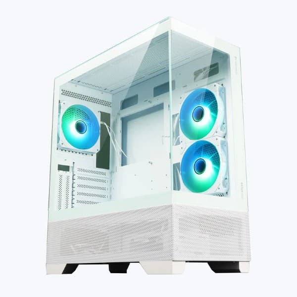 ZEBRONICS Atlas Premium Gaming Cabinet White - 1