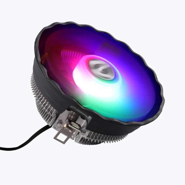 ZEBRONICS FC120A Low Profile Cooler Fan with Heat Sinks Cabinet Cooler  (Black)