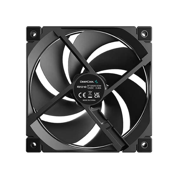 DeepCool FD12 V2 120mm Cabinet Fan (Black) - 1