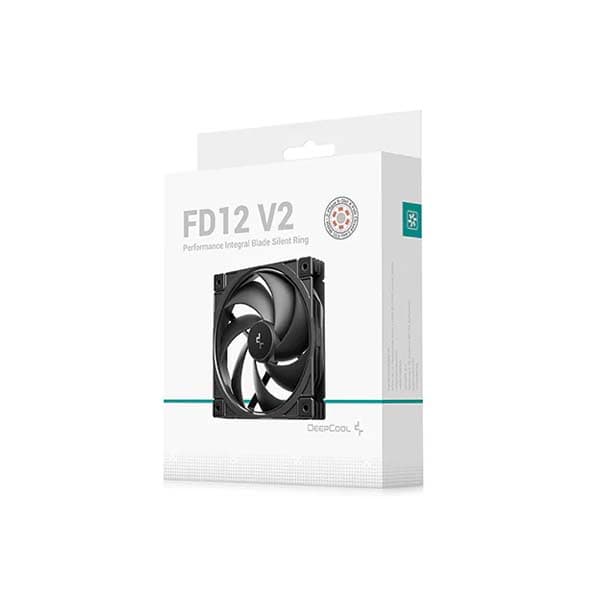 DeepCool FD12 V2 120mm Cabinet Fan (Black) - 3